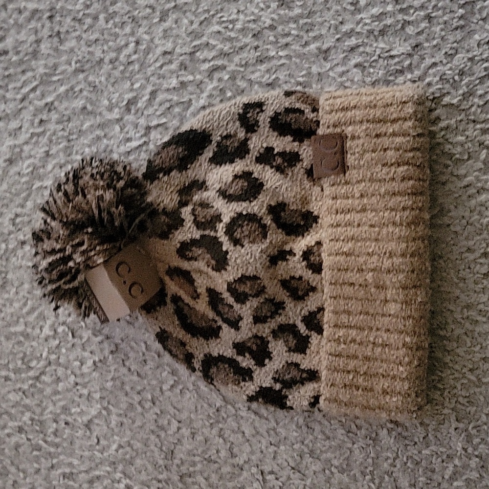 C.C Leopard Print Hat